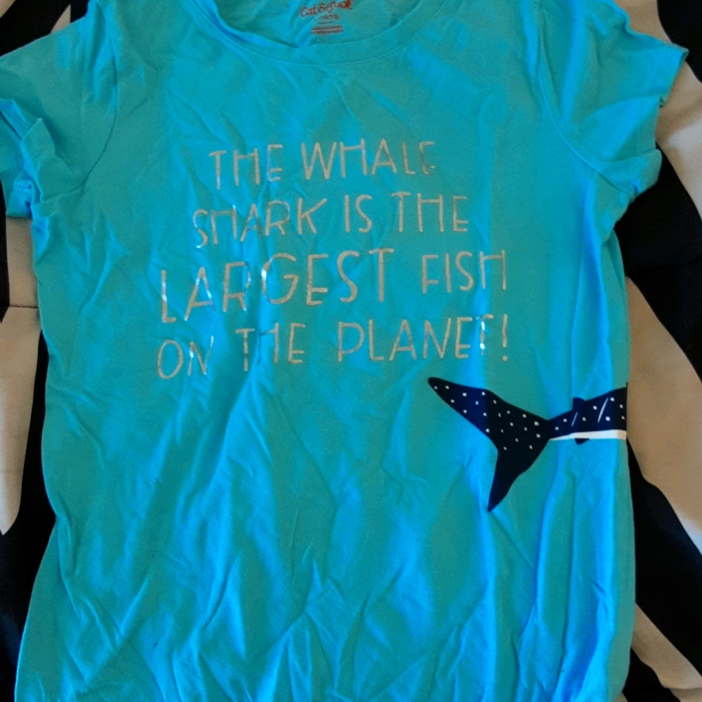 Youth shark shirt